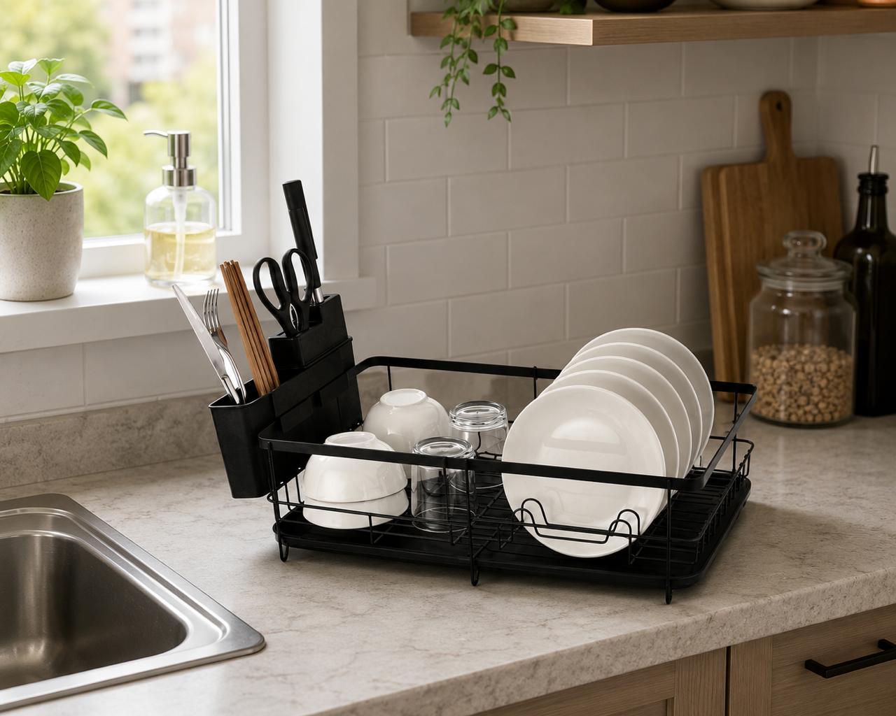 Kitchen Dish Rack — Extendable