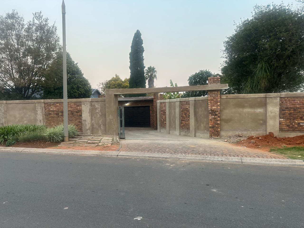 Street-Front Wall & Gate — before
