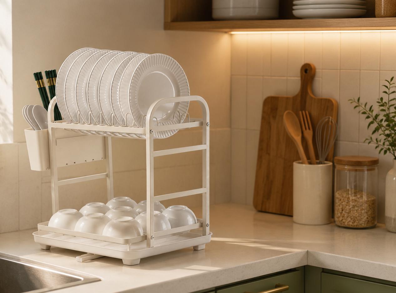 2-Tier Kitchen Dish Rack