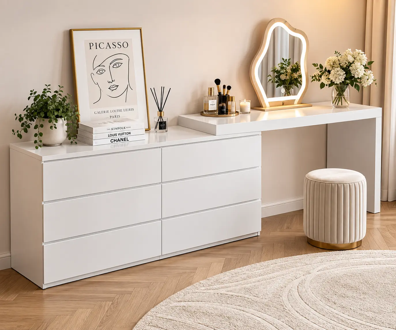 White Chest of Drawers