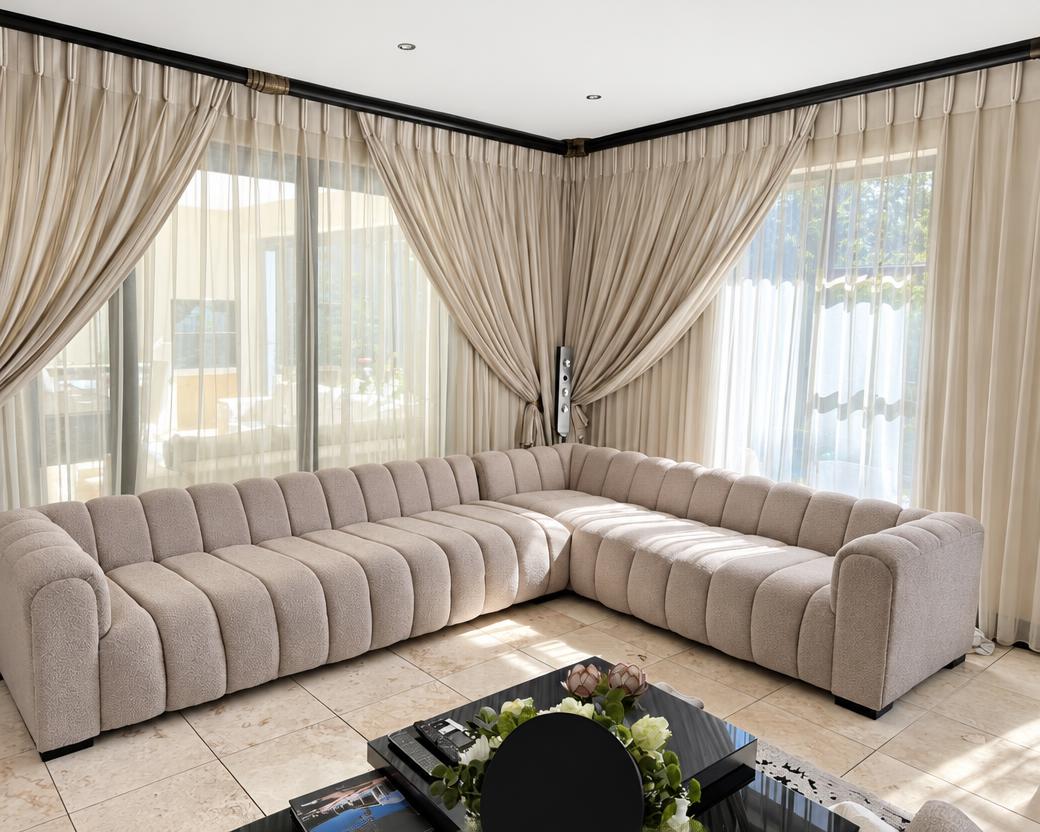 Channel Corner Sectional — Mushroom