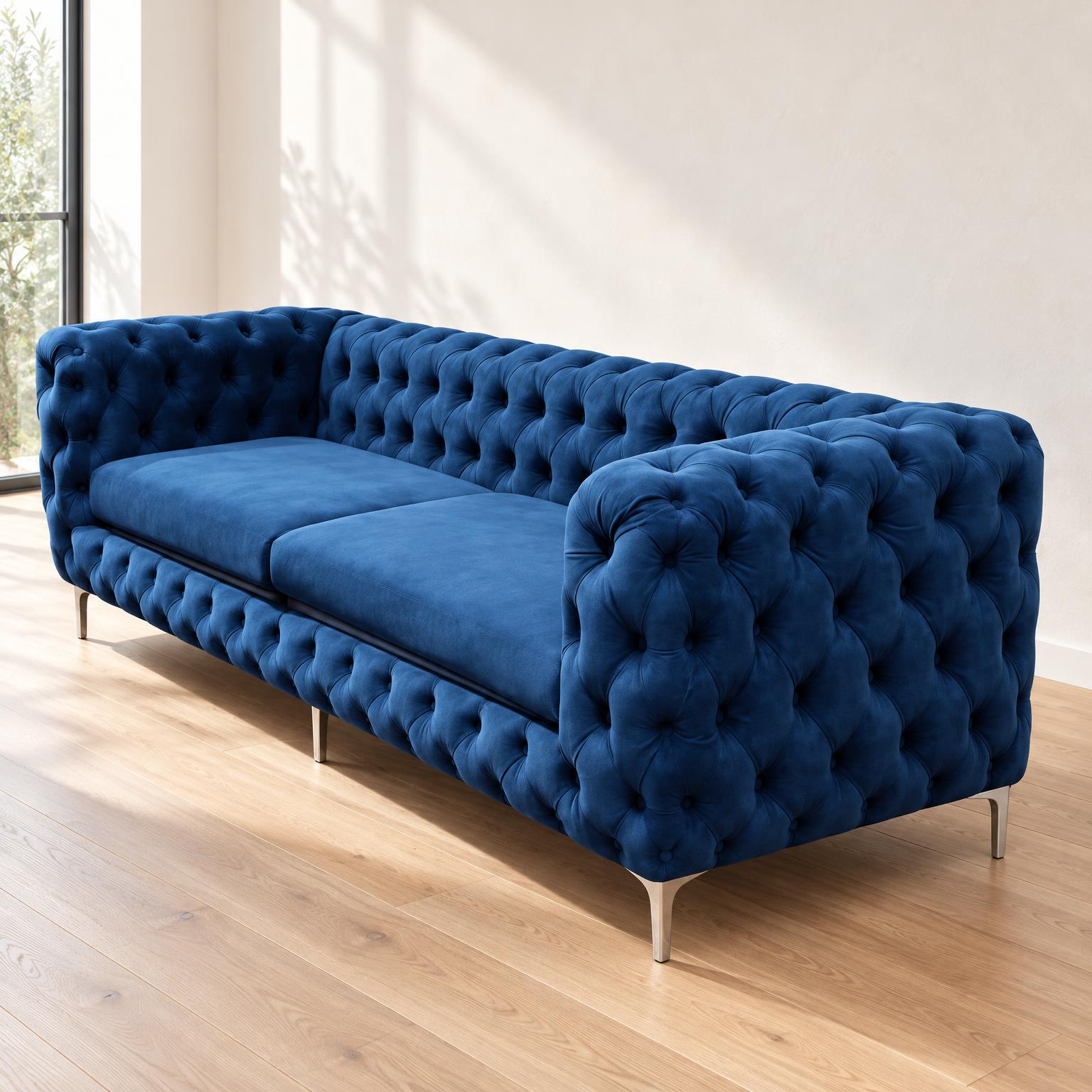 Chesterfield Tufted Velvet Sofa