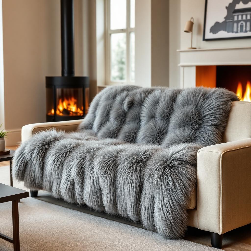 Luxury Faux Fur Throw
