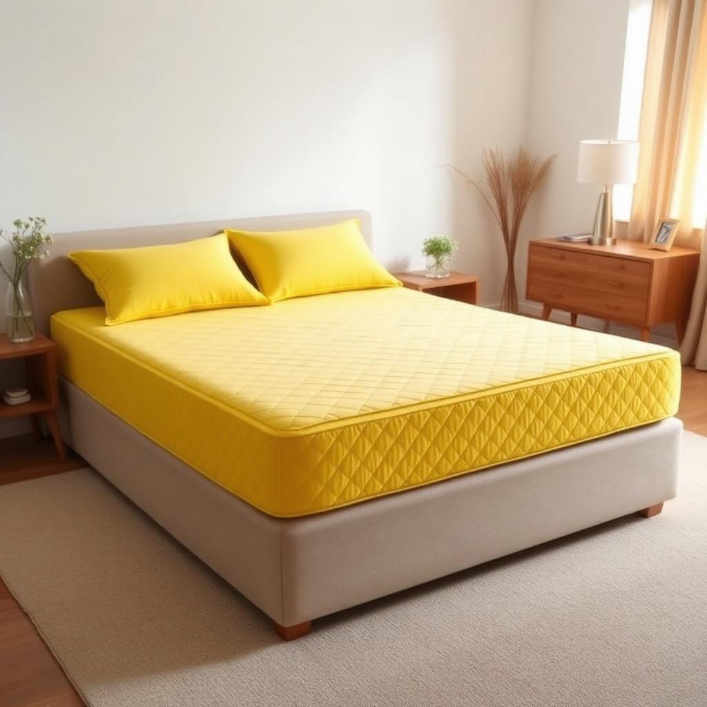 Geometric Fleece Mattress Protector