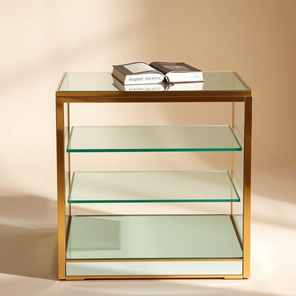 Mirror Bedside Pedestal
