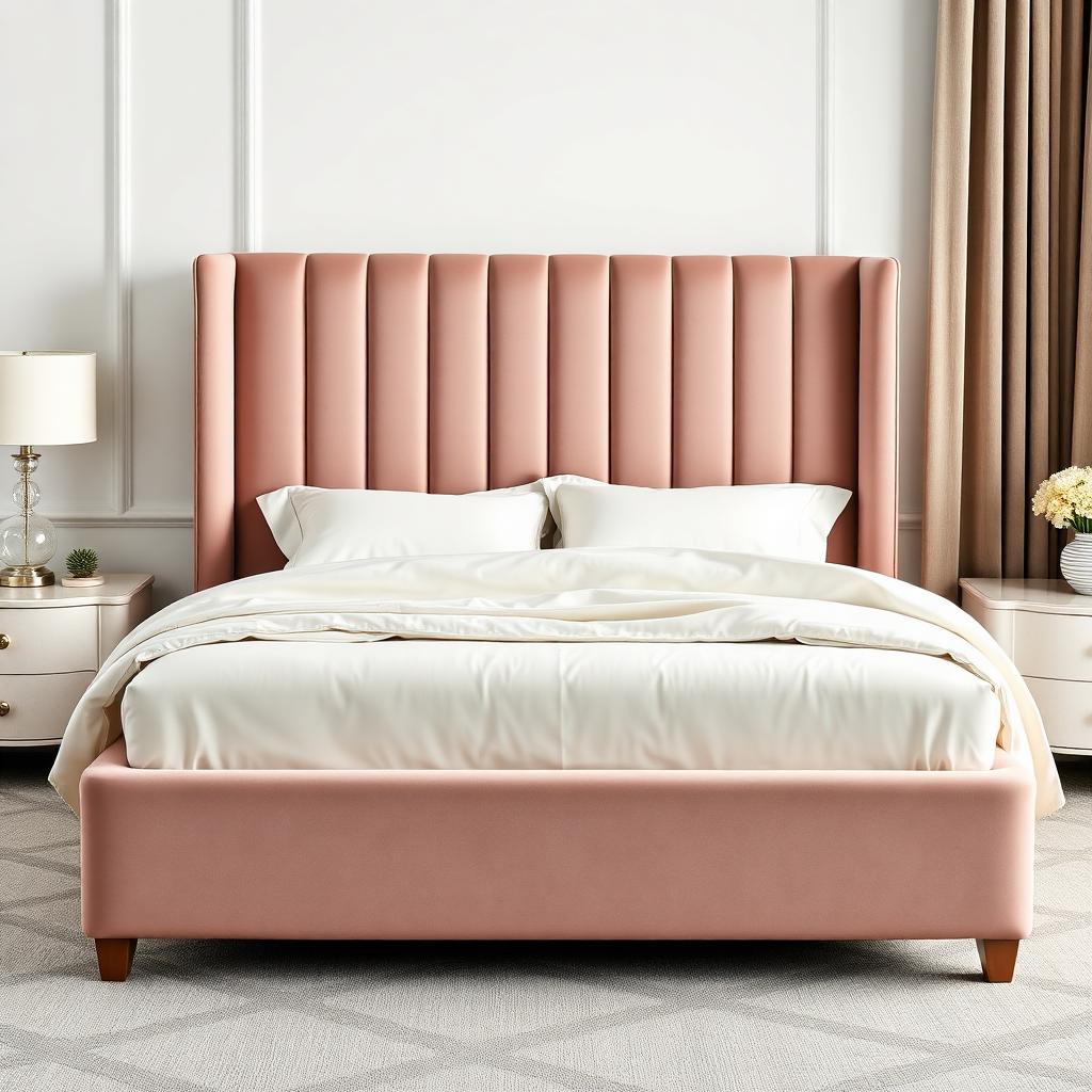 Panel Design Sleigh Bed