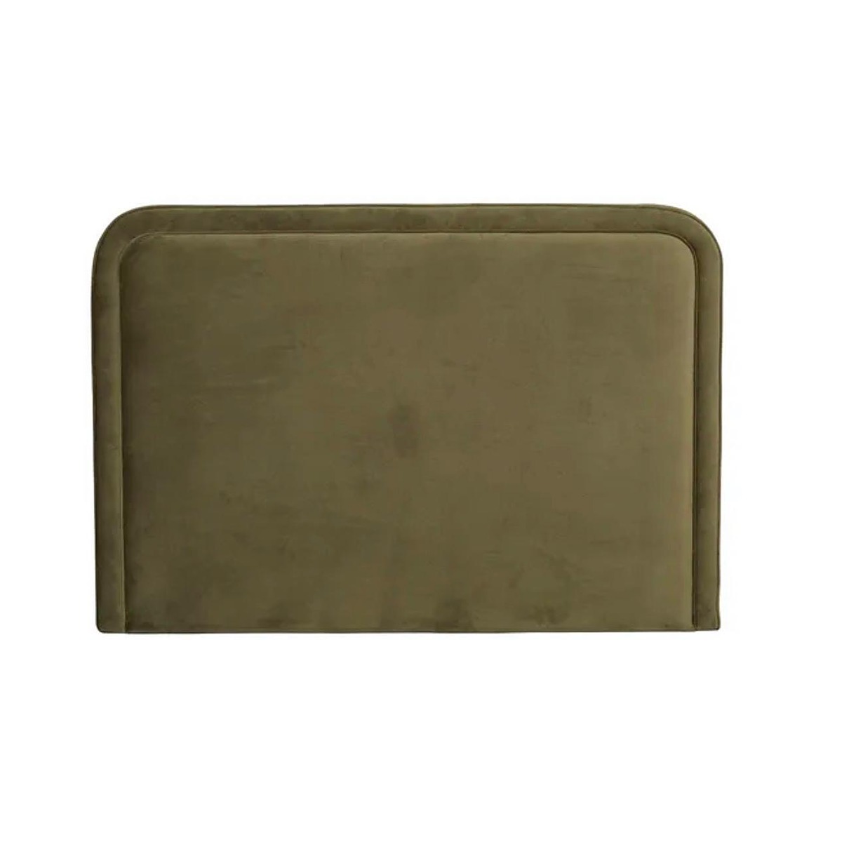 Rounded Border Headboard — Olive